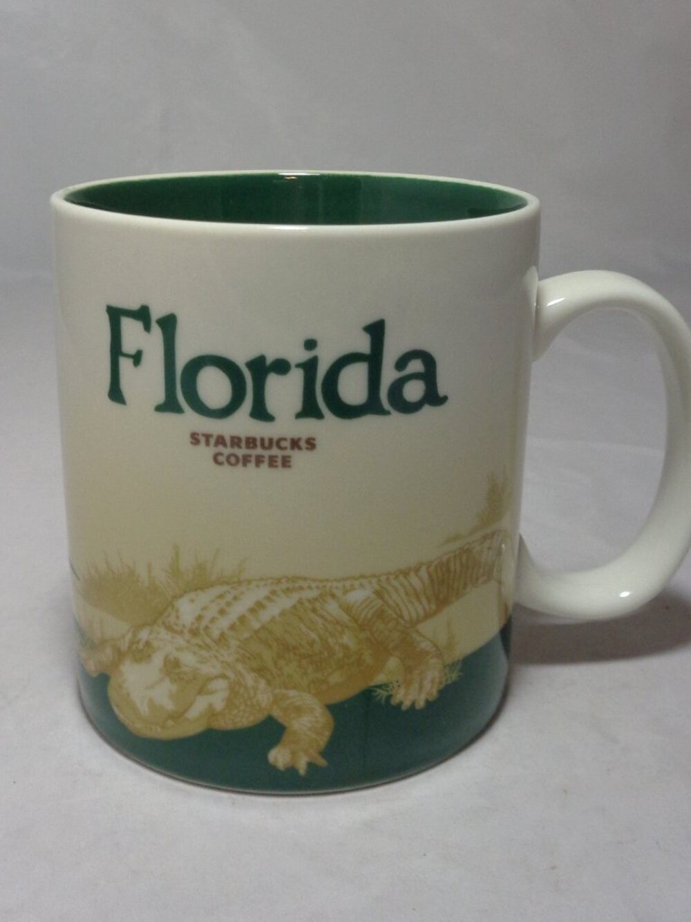 Starbucks Florida Collector Series 16 Oz. Coffee Mug 2011 Alligator